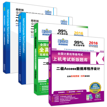 计算机等级考试二级Access（套装共4册）