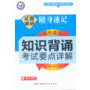 2013-2014年试题调研随身速记·高中政治知识背诵-考试要点详解（64开）