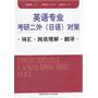 英语专业考研二外（日语）对策：词汇、阅读理解、翻译