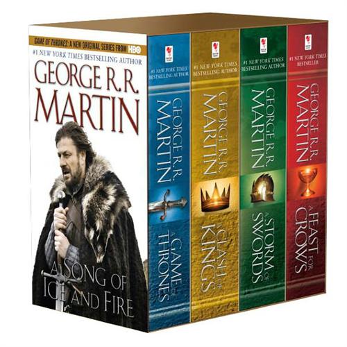 George R. R. Martin''s A Game of Thrones 4-Book Boxed Set: A Game of Thrones, A Clash of Kings, A Storm of Swords, and A Feast for Crows (A Song of Ice and Fire)《冰与火》4册套装 ISBN9780345529053