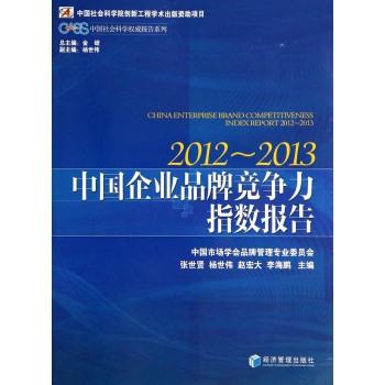 中国企业品牌竞争力指数报告（2012-2013）