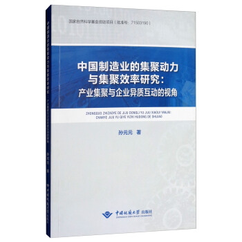 中国制造业的集聚动力与集聚效率研究--产业集聚与企业异质互动的视角