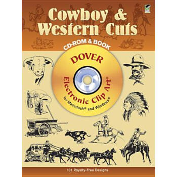 Cowboy & Western Cuts CD-ROM and Book