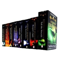 Steven Erikson 8 Books Collection Set (Vol. 1-8) (The Malazan Book of the Fallen) (Toll the Hounds, Reaper's Gale, The Bonehunters, Midnight Tides, House of Chains, Memories of Ice, Deadhouse Gate, Garden of the Moon) [Paperback]