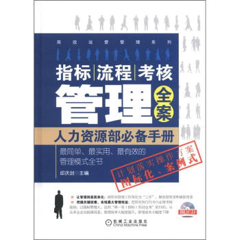 高效运营管理系列·指标、流程、考核管理全案：人力资源部必备手册（附CD光盘1张）