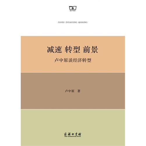 减速 转型 前景：卢中原谈经济转型