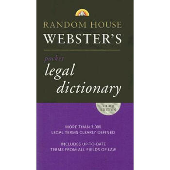 Random House Webster's Pocket Legal Dictionary