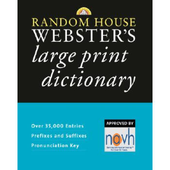 Random House Webster's Large Print Dictionary