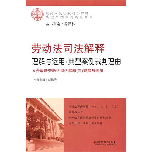 劳动法司法解释(理解与运用典型案例裁判理由含最新劳动法司法解释3理解与运用)