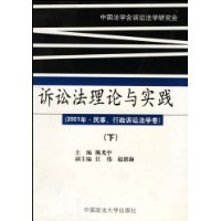 诉讼法理论与实践（2001年•民事•行政诉讼法学卷）（下）