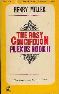 Plexus the Rosy Crucifixion Book Two [Paperback]