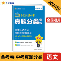 中考真题分类训练 语文 中考真题汇编分类练习必刷题 2024版 天星教育