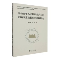 高校青年人才科研生产力的影响因素及其作用机制研究