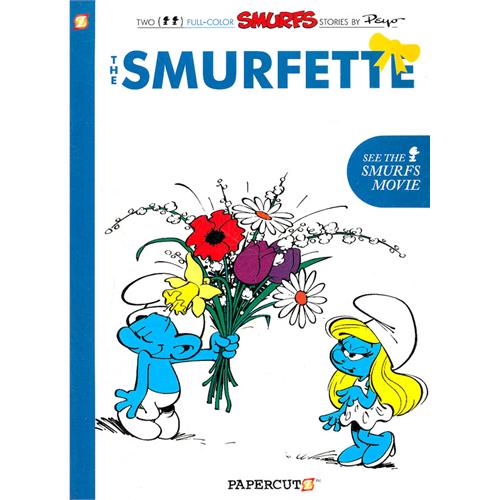 smurfs #4: the smurfette 蓝精灵4:蓝妹妹 isbn9781597072366